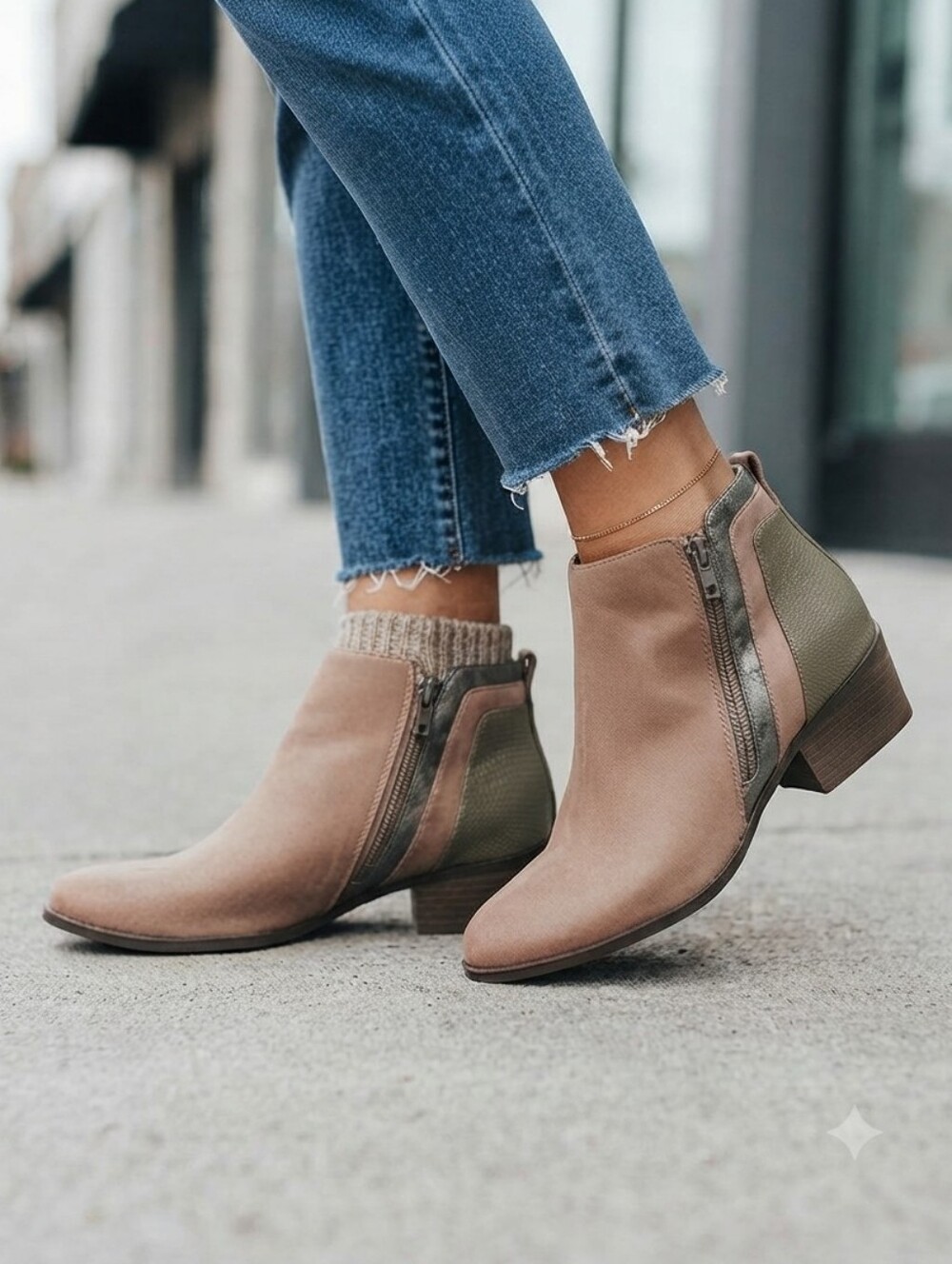 NWOT Madden Girl 8 Vegan Croc Embossed Booties Modern Contemporary Western